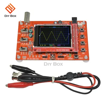 

Soldered 2.4" TFT Handheld Pocket-size Digital Oscilloscope Kit SMD Soldered With Matching Wire + Acrylic DIY Case Cover Shell