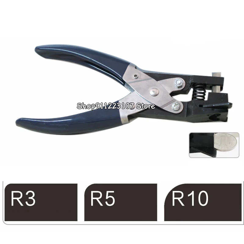 R3/R5/R10 Corner Hole Punch Corner Rounder Punch Cutter for PVC Card Tag Photo Heavy Duty Clipper 1/8", 1/5", 2/5 inch