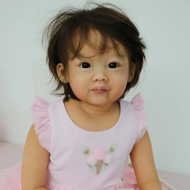 Baby Reborn Baby Reborn Realistic Girl  Real Reborn Dolls Silicone Girls -  Cute - Aliexpress