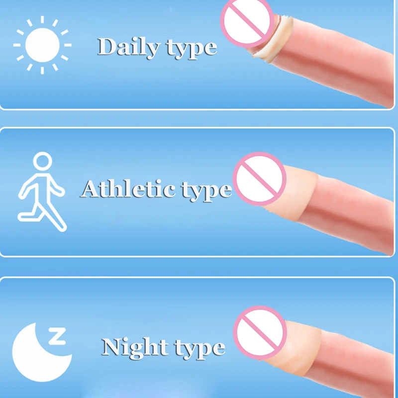 3PCS/Set Foreskin Corrector Cock Rings Delaying Ejaculation Ring Couples Sex Toys phimosis correction Penis For Men | Красота и