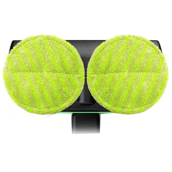 Steam Cleaner Parts Steam Mop Microfiber Cloth 10 Pcs Replacement Pad for Cordless Electric Rotary Mop Sweeper Wireless Electric Rotary Mop Replacement Scrubber Pad