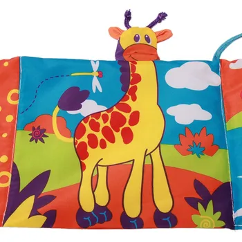 

Crib Bumper Baby Rattle Toy Book Around Multi-touch Multifunction Fun Double Color Cloth Book Baby Bed Knowledge Learning Toys