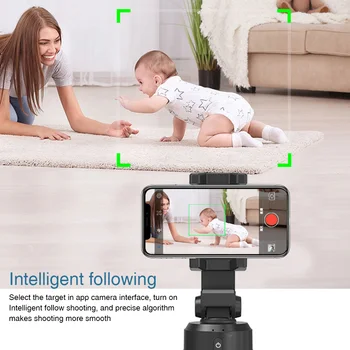 

For Smartphones 360 Degree Rotation Gimbal Stabilizer Camera Mount Portable Universal Multiple Angle Home Travel Anti Shake