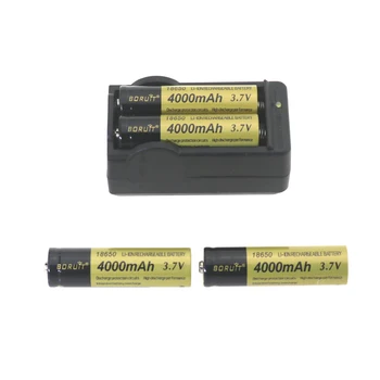 

UniversALBC Rechargeable 3.7V 4000mAh 18650 Li-ion Battery Flashlight Headlights Accessories 18650 Battery Batteries