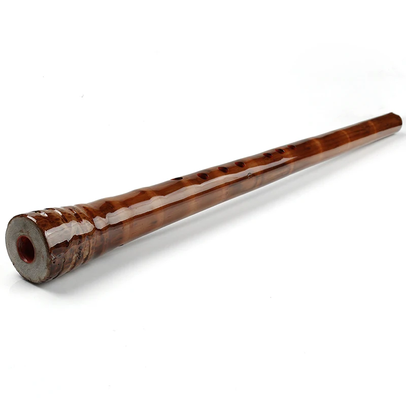 Flauta de Bambu Chave Buracos Profissional Marrom Brilhante Vertical Tradicional Chinês Artesanal Woodwind Instrumentos Musicais Nanxiao gf 8 - Image 2