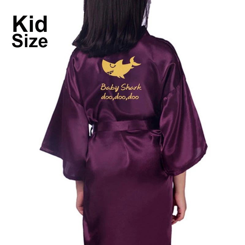 baby shark dressing gown