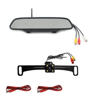 

4.3 inch Hd Wifi Video Backup Camera Mirror Car Rear View Reverse Parking System