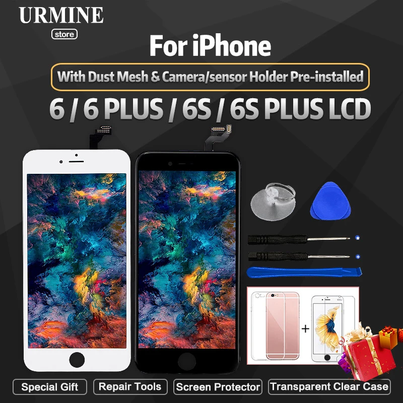 

Grade AAA+++ For iPhone 6 6S Plus LCD With 3D Force Touch Screen Digitizer Assembly For iPhone 6 Plus Display No Dead Pixel