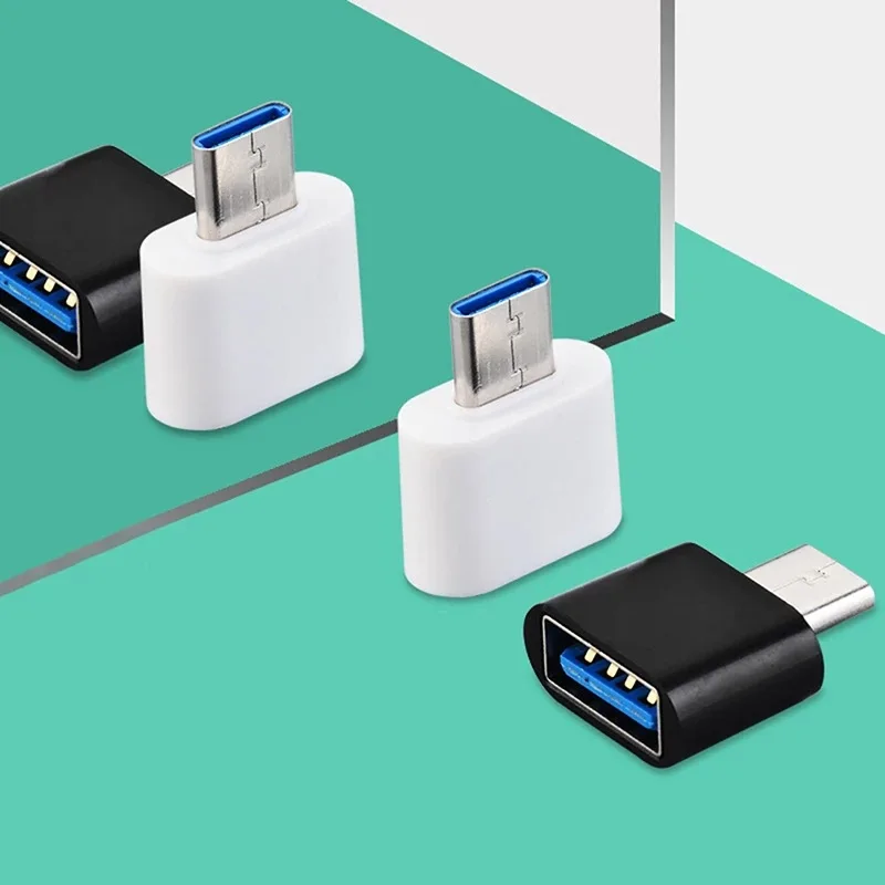Type C To USB Adapter OTG Converter Data Connectors For Xiaomi Samsung Huawei Android Mobile Phones