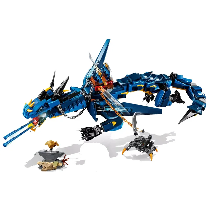 lego ninjago dragon azul