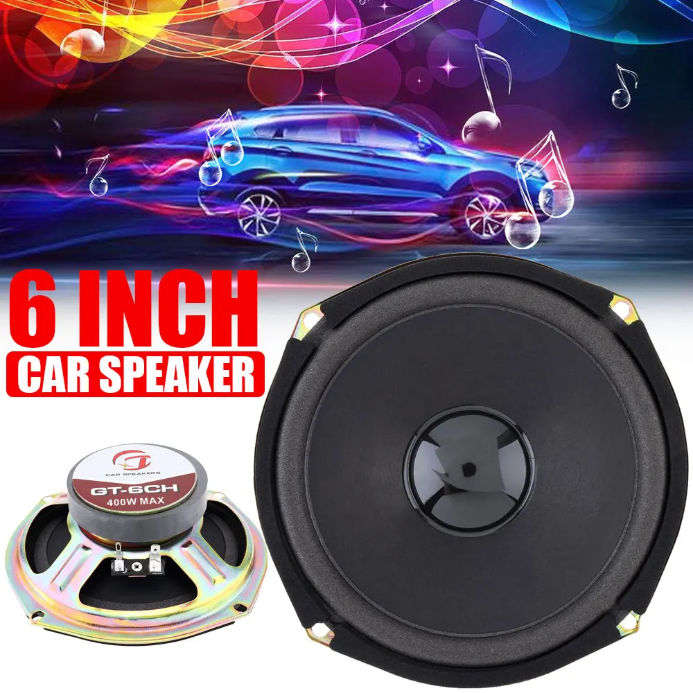

1pcs 6 Inch 400W Universal Car HiFi Coaxial Vehicle Speaker Door Auto Audio Music Stereo Full Range Frequency Speakers for Cars