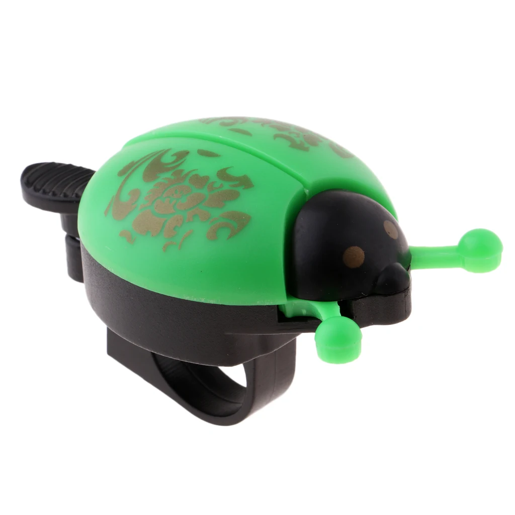 Lovely Funny   Beetle Ladybug Bug Ring Bicycle Bell for   Cycling Bike Ride Alarm Mountain Bike Trumpet Horn