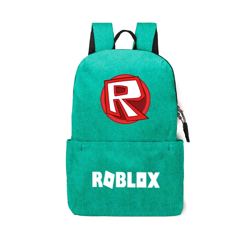 blue c ROBLOX рюкзак для девочек мальчиков подростков детская школьная сумка женская классная сумка mochila feminina школьный рюкзак - Цвет: blue c