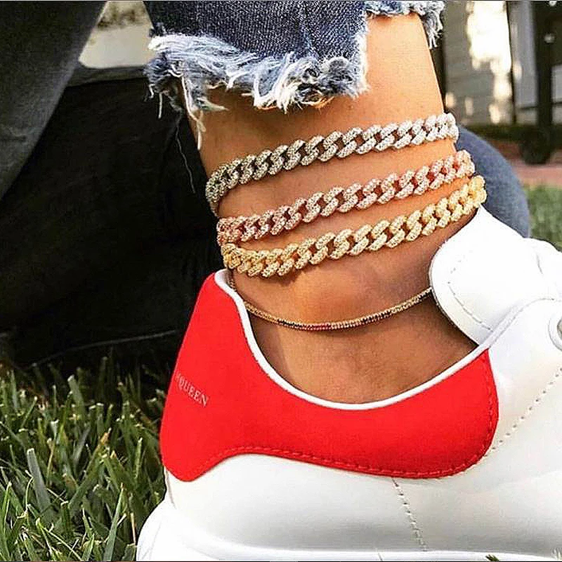 8MM Iced Out Bling Cz Miami Cuban Link 