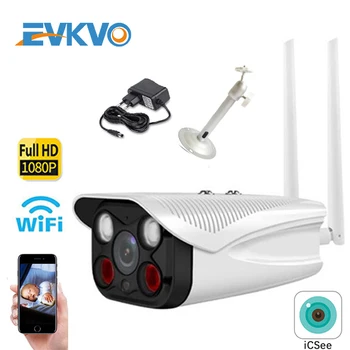 

EVKVO IP Camera Wifi 1080P ONVIF Wireless Wired HD Waterproof WiFi IP Camera Surveillance Outdoor Camera Security Night Vision