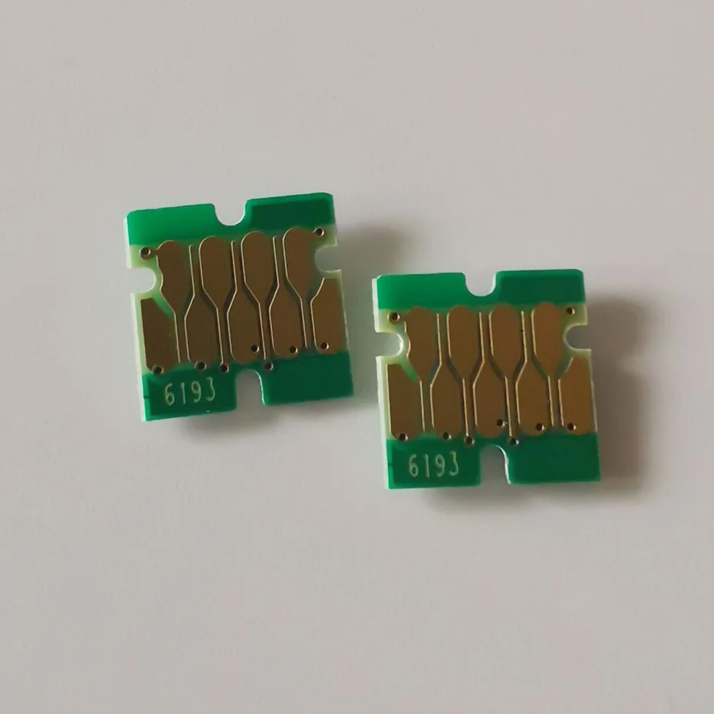 2 шт. чипы для резервуара Epson T3000 T5200 T7200 T3270 T5270 T7270 F6000 F6070 B6070 B7000|Чип картриджа| |