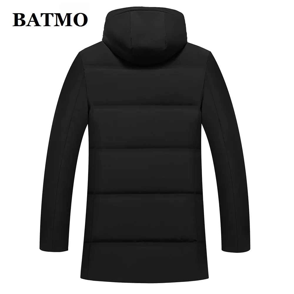 BATMO 90% белые куртки с капюшоном на утином пуху мужские зимние куртки с капюшоном Большие размеры M-7XL 1951