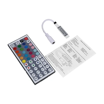 

Mini 17/20/44 Keys IR Remote Wireless Controller for 3528 5050 RGB LED Strip Light RGB controller