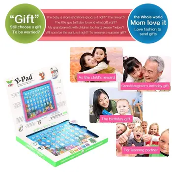 

2D Multi-function Learning Machine for Children Flat Tablet Panel Multilingual Switchable Early Educational Puzzle Toy for Kids
