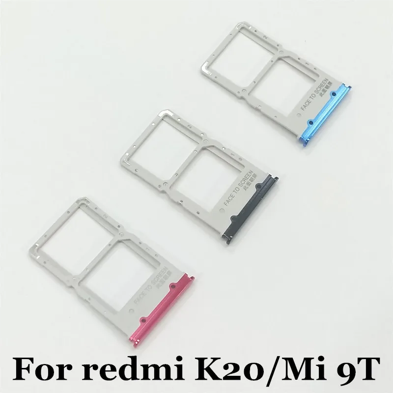 Original For Redmi K20 pro Sim Card Tray +Micro SD Adapter Socket Slot Holder Xiaomi 9T spair Parts | Мобильные телефоны и