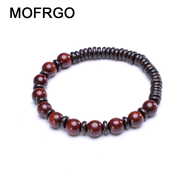 MOFRGO Тибетский буддистский молитвенный браслет для медитации йоги деревянный