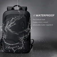 Bohaterski rycerz mężczyźni plecak wielofunkcyjny wodoodporna 14 cal torba na Laptop o dużej pojemności torba do szkoły człowiek biznesu plecak podróżny 2