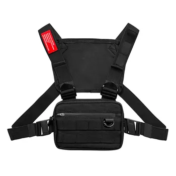 

1PCS Men Tactical Waist Bag Tactical Vest Chest Pack Hip Hop Function Chest Rig Pack