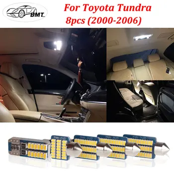 

BMTxms 8Pcs Canbus No Errore White Warm White Crystal Blue LED Car Interior Light Kit Tool For 2000 - 2006 Toyota Tundra