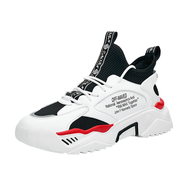 

Men's Casual Shoe High Quality Leisure Shoes Tennis Masculino Non-slip Fashion Outdoor Sneakers For Men High Top Flat Trend MB78