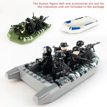 

Military Special Forces Soldier Bricks Figures Guns Weapons Compatible Legoings Armed SWAT Building Blocks Kid Toy