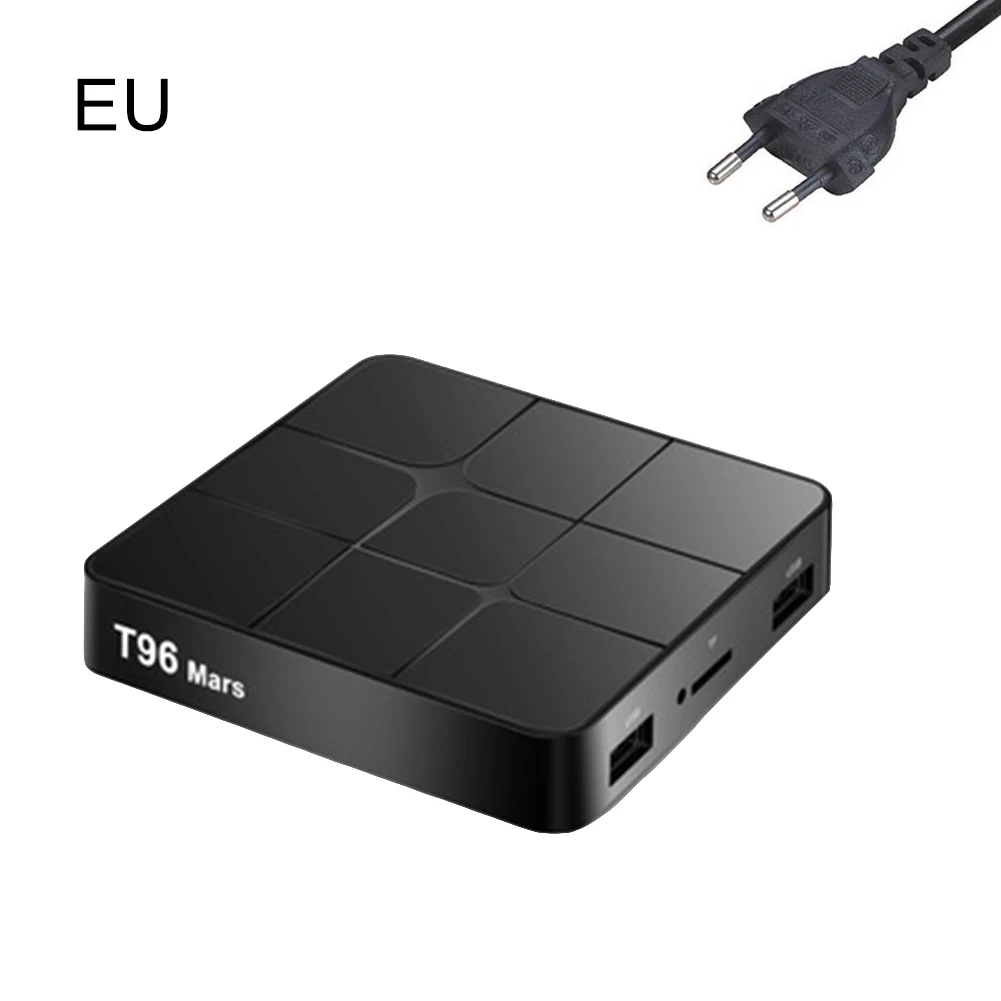 T96 Мини Android 7,1 Смарт ТВ приставка 1G+ 8G 2G+ 16G RK3229 ТВ приставка четырехъядерный 2,4G WiFi 4K HD приставка потокового медиаплеера - Цвет: EU Plug