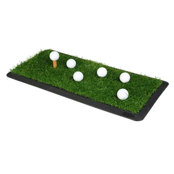 

Golfs Mat Residential Practice Hitting Mat Rubber Tee Holder Portable to Carry HB88