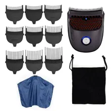 Самостоятельная стрижка машинка для стрижки волос перезаряжаемая стрижка+ 9, ограничивающие насадки, комплект для ухода за волосами для мужчин и взрослых, триммер для бороды 49