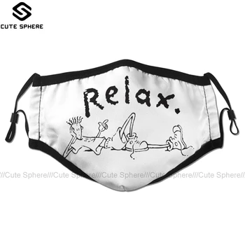 

Fido Dido Mouth Face Mask Fido Dido Relax Facial Mask Fashion Funny with 2 Filters for Adult