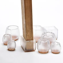 16 шт силиконовые колпачки для ног стула, накладки для ног, мебельные скатерти, носки, протекторы для пола с круглым дном, Нескользящие чашки диаметром 20 мм