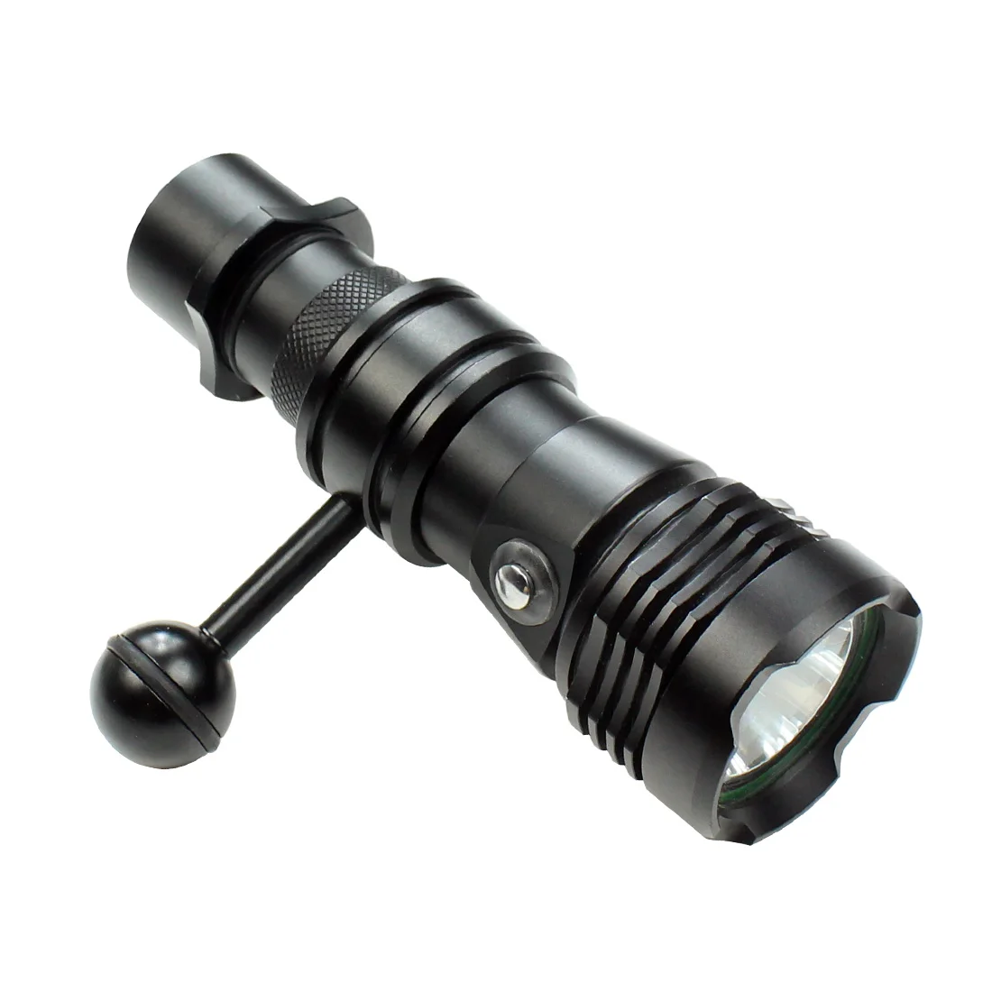 

1000LM 2000LM LED Waterproof Scuba Diving Flashlight Underwater Flash Light with 1 inch Ball Head Clip for Gopro Action Camera
