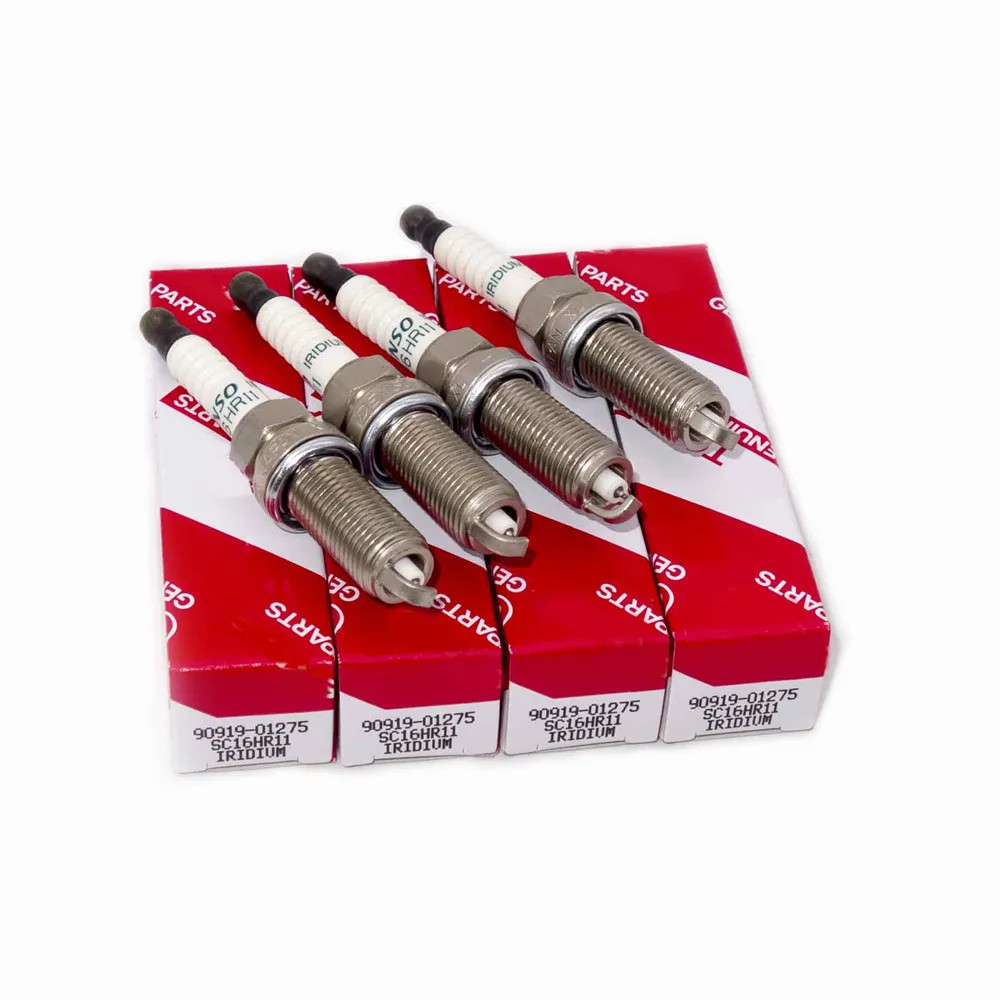 

4PCS Genuine Iridium Spark Plugs For Toyota OEM# 90919-01275 SC16HR11 3444
