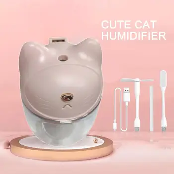 

Cute Cat Claw Cup Air Humidifier USB Desktop Diffuser Mist Maker Ultrasonic Air Humidifier Colorful Night Light