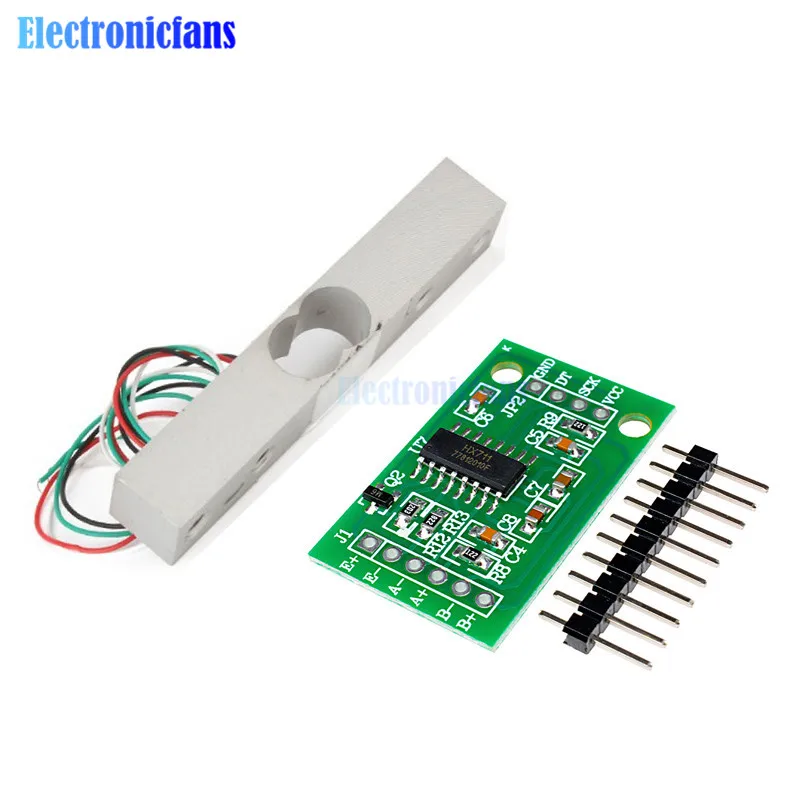 3kg and HX711 Тензодатчик 1 кг 2 кг 3 кг 5 кг 10 кг 100 г HX711 AD модуль датчик веса diy Электронные весы алюминиевый сплав датчик давления взвешивания - Цвет: 3kg and HX711