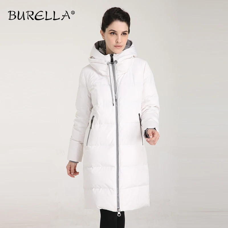 BURELLA 2019 Водолазка женская Повседневная хлопковая куртка зимняя уличная с длинным