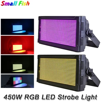 

4Pcs/Lot High power Strobe Light 450W LED RGB 3IN1 SMD 1120 LED Stage Party DJ Disco Strobe Effect Lighting DMX 512 Control
