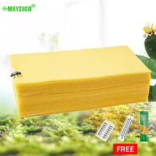 30 шт. сотовые гнезда пчеловодства высокого качества пчелиный воск кожа гнездо Сплин гнездо глубокий дом гнездования садовые инструменты