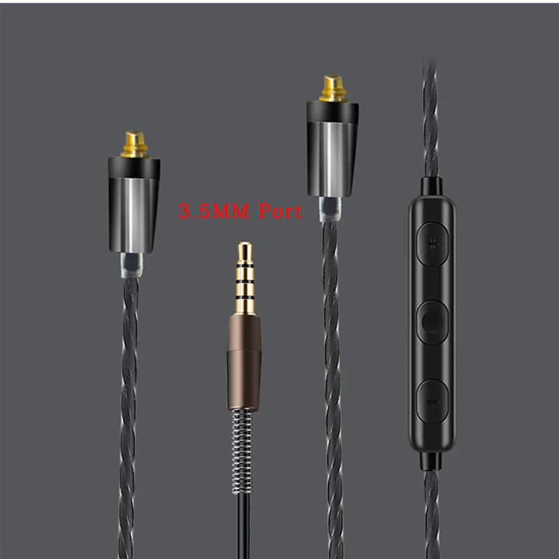 

3.5MM/TYPE C Earphone MMCX Cable With Mic/Volume Control For Shure SE215 SE315 SE425 SE535 SE846 UE900 WESTONE SONY Replacement