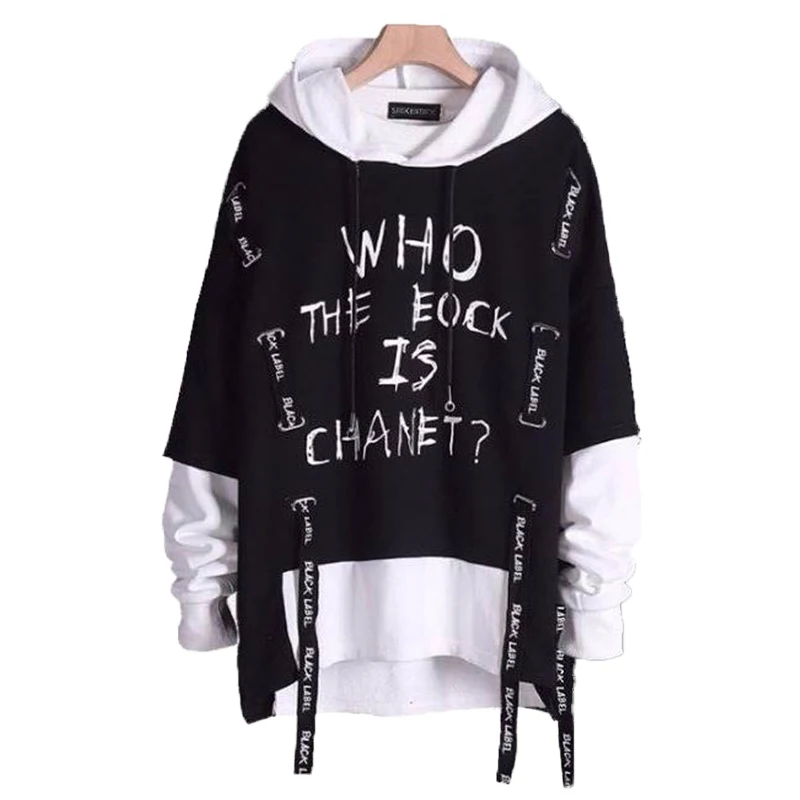 

Japanese Letter Print Funny Cat Wave Printed Fleece Hoodies Winter Japan Style Hip Hop Casual Sweatshirts Streetwear Males Loose