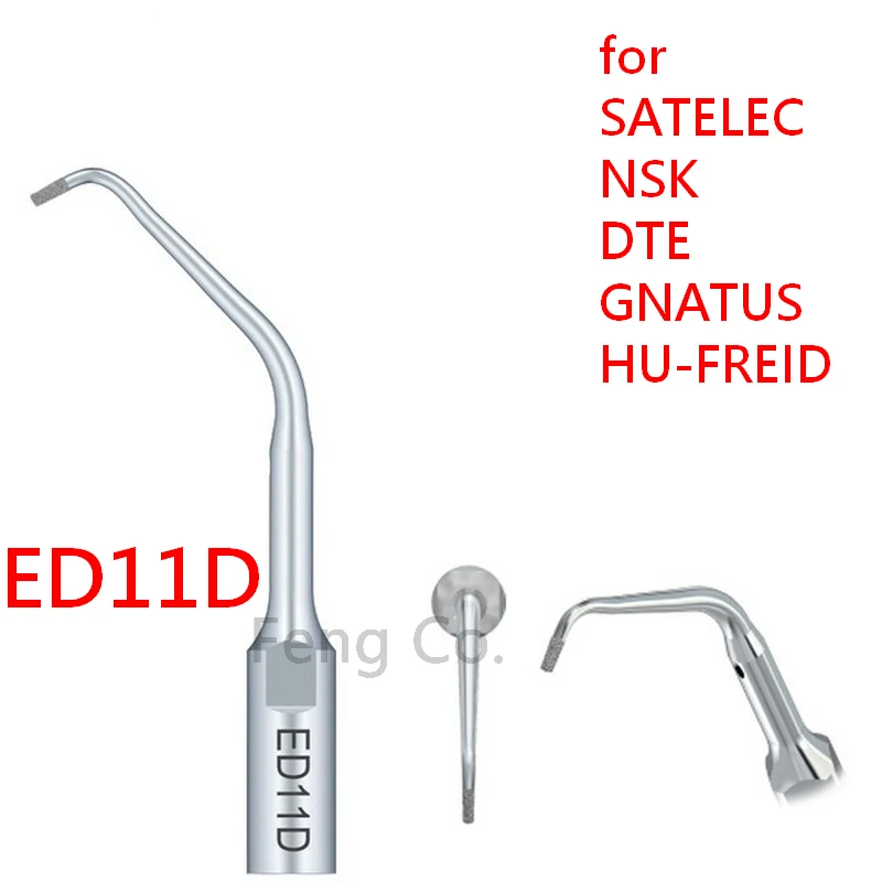 

ED11D Dental Ultrasonic Scaler Tips Scaling Endo Perio Fit SATELEC NSK DTE GNATUS HU-FREIDY Handpiece Dentist Teeth Whitening