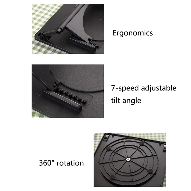 Регулируемая Настольная Портативная подставка для ноутбука, Настольная охлаждающая подставка для ноутбука, подставка для офисного планшета, крепление для снижения тепла