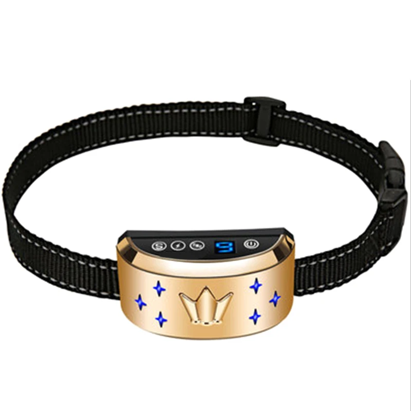 

Bark Collar Vibration Sound Smart Pet Collar Rechargeable Stop Barking Dog Collar Waterproof Dog Training Collars