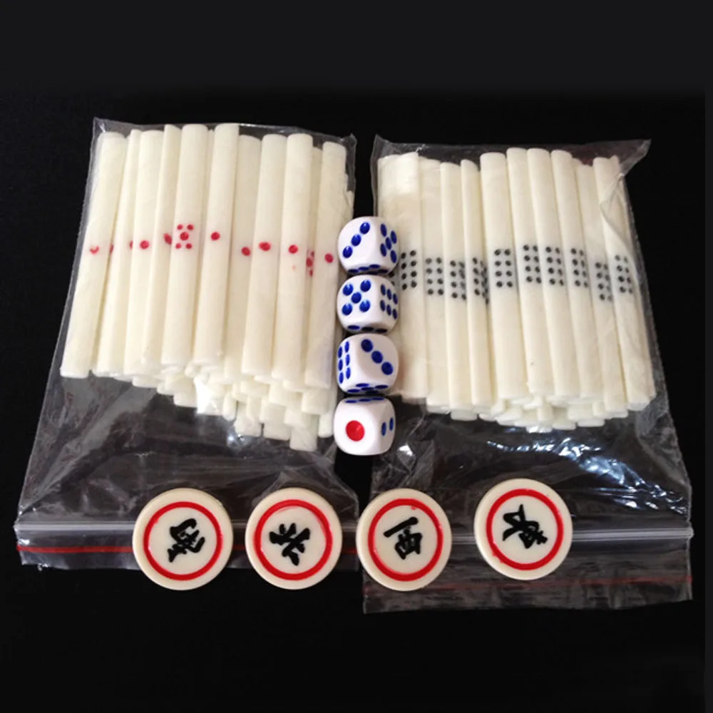 Импортные товары новые японские маджонг имитация кости фишки бар для набора 88 ветра Чжуан кости - Цвет: C