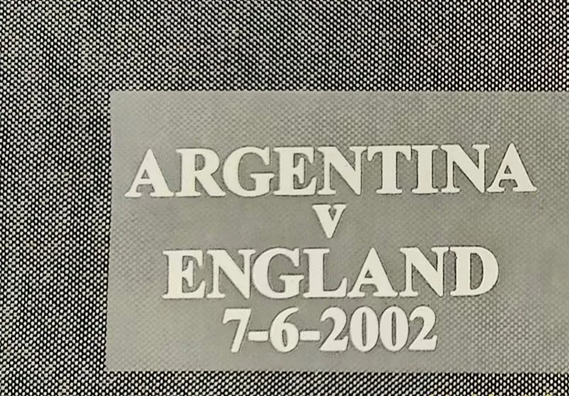 2002 Англия матч детали Vs Аргентина футбольная нашивка значок | Дом и сад