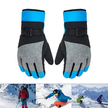 

1 Pair Touch Screen Durable Skiing Gloves Winter Warm Non Slip Gloves For Snowboarding Mobile Phone Motorcycle Bicycle
